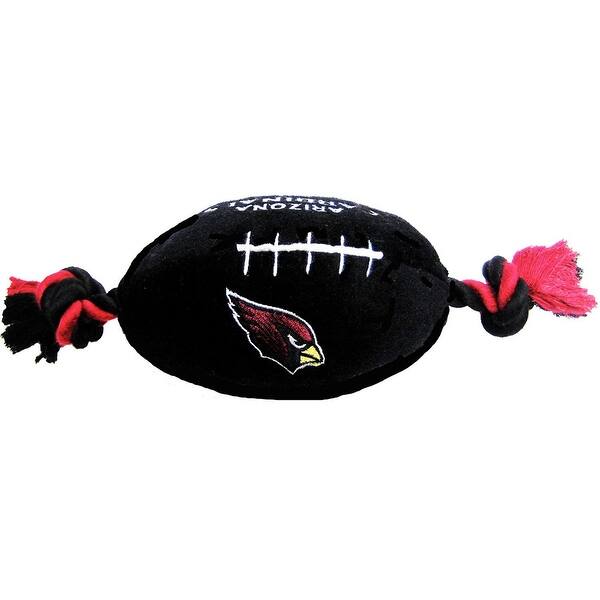 Chewy /& Squeaky! Pets First NCAA Plush Football Rope Toy for Dogs /& Cats Soft