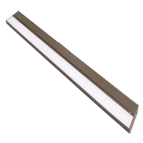 Noble Pro 40-inch Oil-Rubbed Bronze LED Under Cabinet, White Polycarbonate Shade