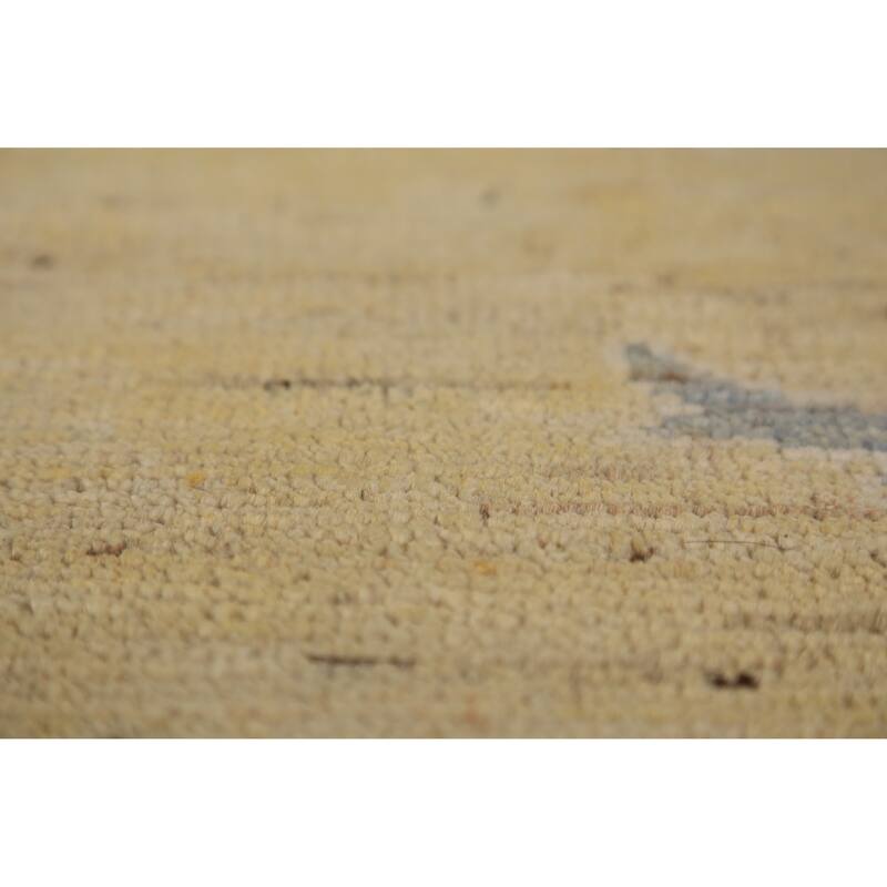 Vegetable Dye Heriz Serapi Rug Oriental Hand-Knotted Wool Carpet - 9'2"x 12'0"