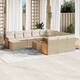 Option Beige and cream 13 Piece Set With table