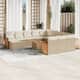 Option Beige and cream 13 Piece Set With table