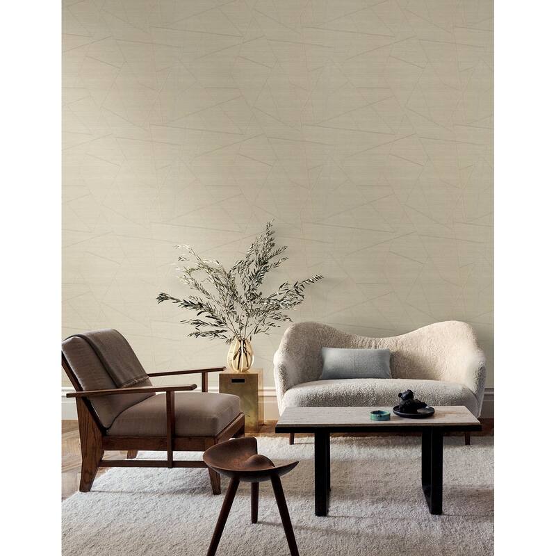 York Wallcoverings Lisle Toasted Almond Wallpaper