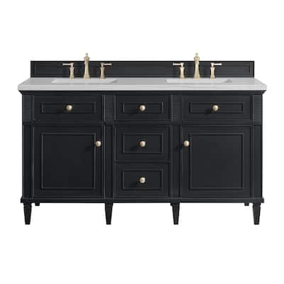 James Martin Vanities 424-V60D-3AF Lorelai 60" Double Basin Wood