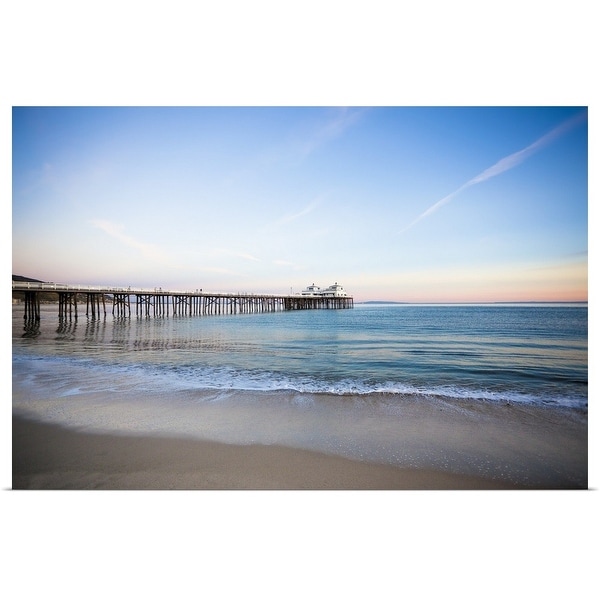 "Malibu Pier sunset" Poster Print