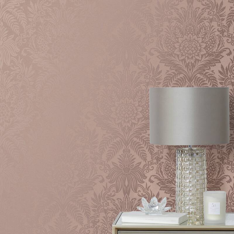 Fine Decor Signature Rose Damask Wallpaper