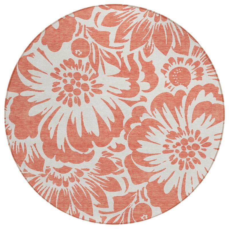 Alsilu Botanic Elegance Weather Resistant Classic Meets Modern Outdoor Rug