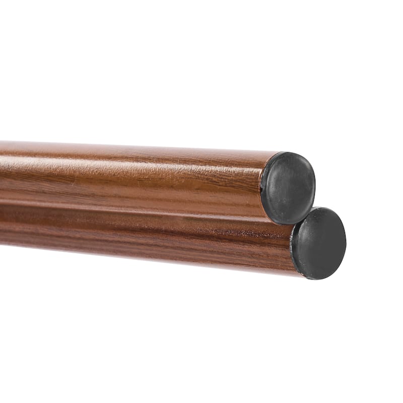 Sibyl Indoor Upholstered Swivel Bar Stool with Metal Frame, Walnut Finish and Beige Upholstery, Set of 2