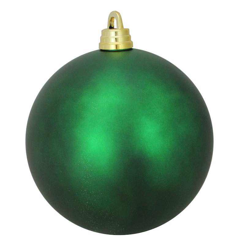 Matte Xmas Green Shatterproof Commercial Christmas Ball Ornament 12" (300mm)