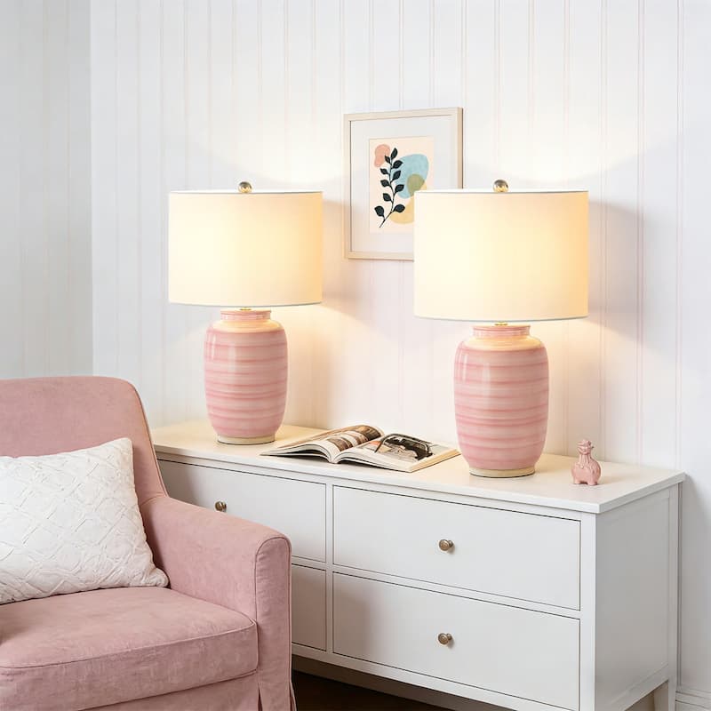 Maxax 25" Ceramic Table Lamp