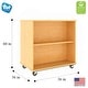 preview thumbnail 3 of 14, Tot Mate Open Double Sided Mobile Storage Locker / Bookcase - 36H