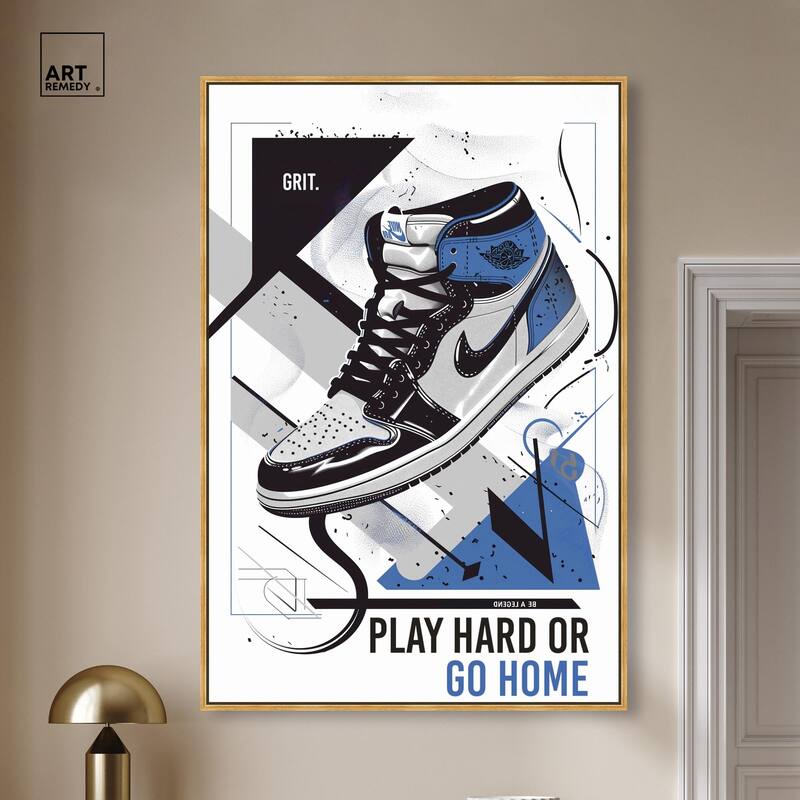Play Hard Go Home Canvas by Art Remedy