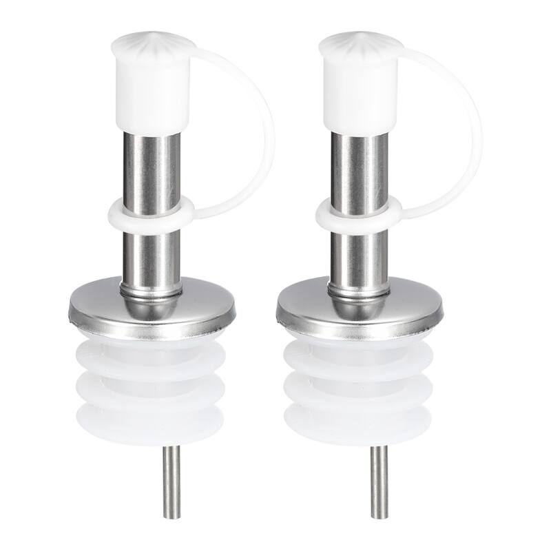 Wine Pourers Liquor Pour Spouts Olive Oil Spout with Rubber Caps