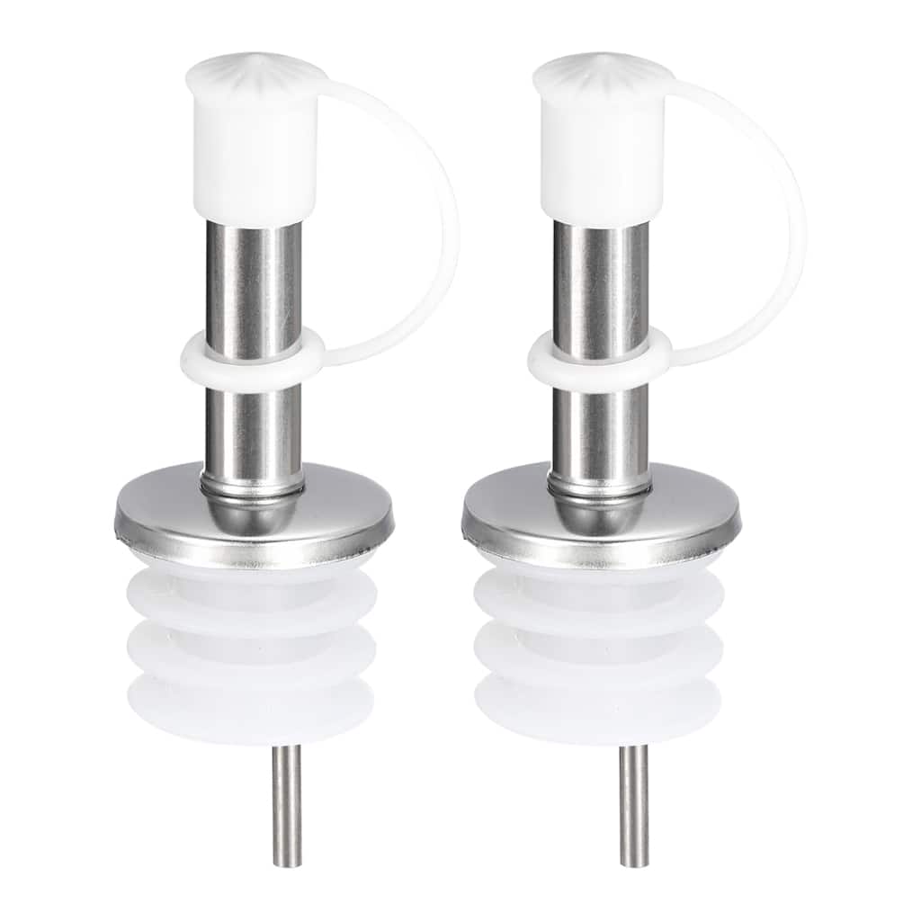 Wine Pourers Liquor Pour Spouts Olive Oil Spout with Rubber Caps