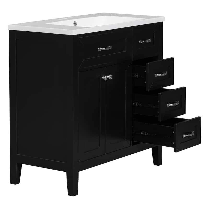 Merax 36” Bathroom Vanity Cabinet with Sink