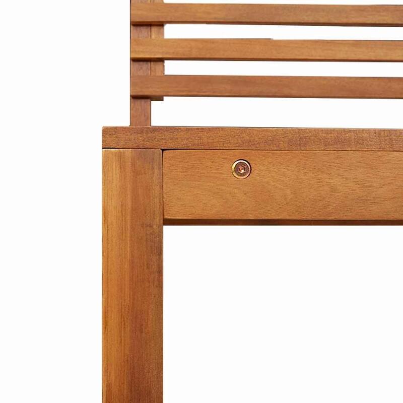 vidaXL Garden Bench Set Brown solid acacia wood - 20 x 35 x 30
