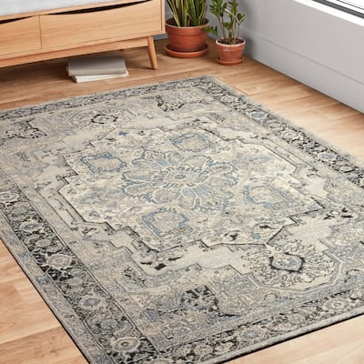 Alexander Home Armanda Modern Floral Indoor/ Outdoor Area Rug