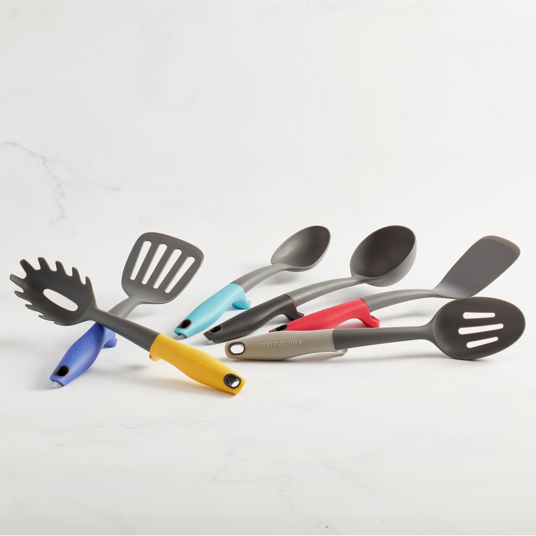 6pcs Cooking Tools Dishwasher Safe Kitchenware Set Serving Spoon Stainless Steel