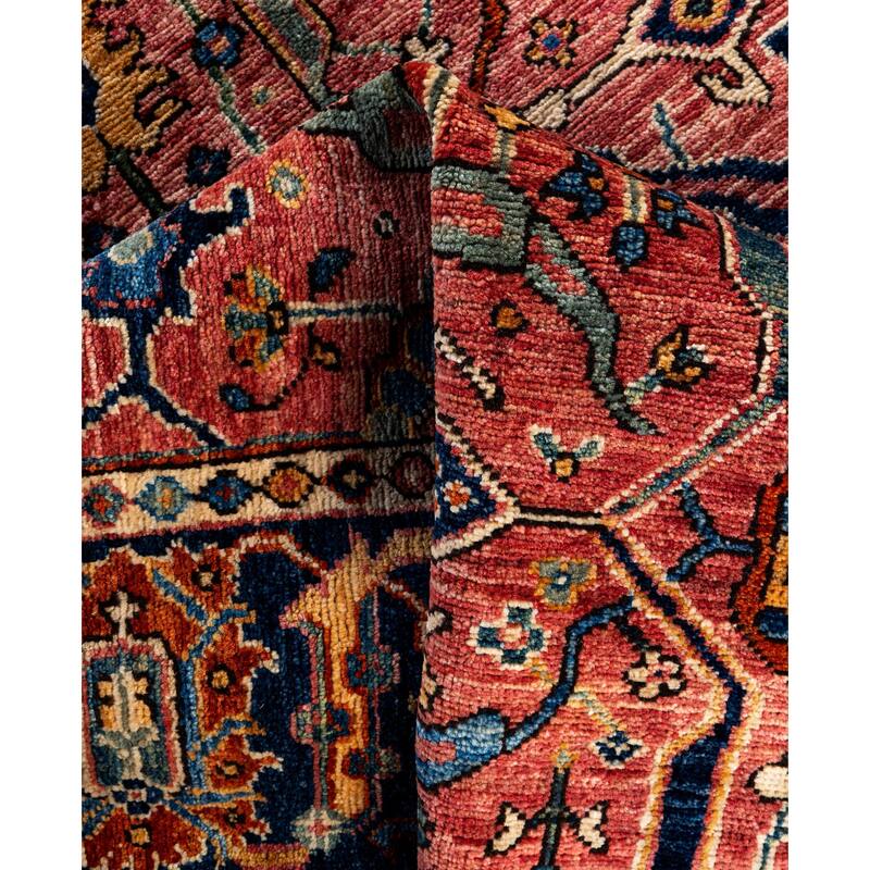 Serapi One-of-a-Kind Hand-Knotted Area Rug - Pink - 4' 2" x 5' 10"