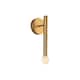Option Brushed Gold / Opal Glass