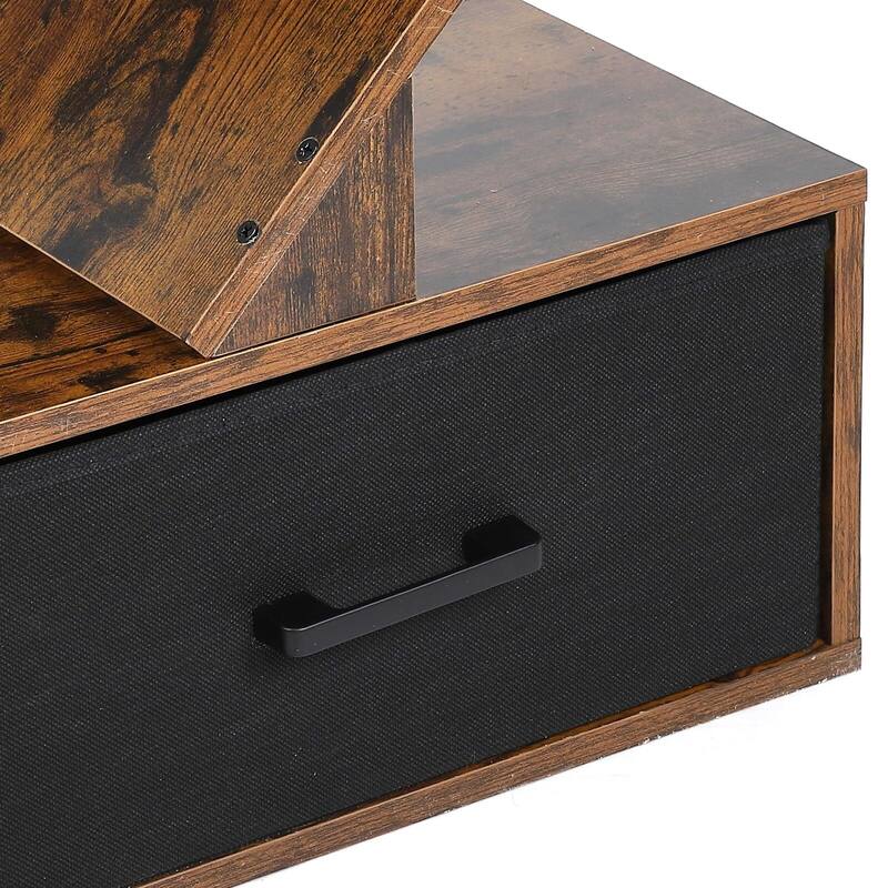 8-Tier Tree Bookshelf with Storage