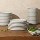 preview thumbnail 33 of 31, Gibson Elite Gelston Stoneware Matte Reactive Glaze 16 Piece (Service for 4) Plates and Bowl Dinnerware Set