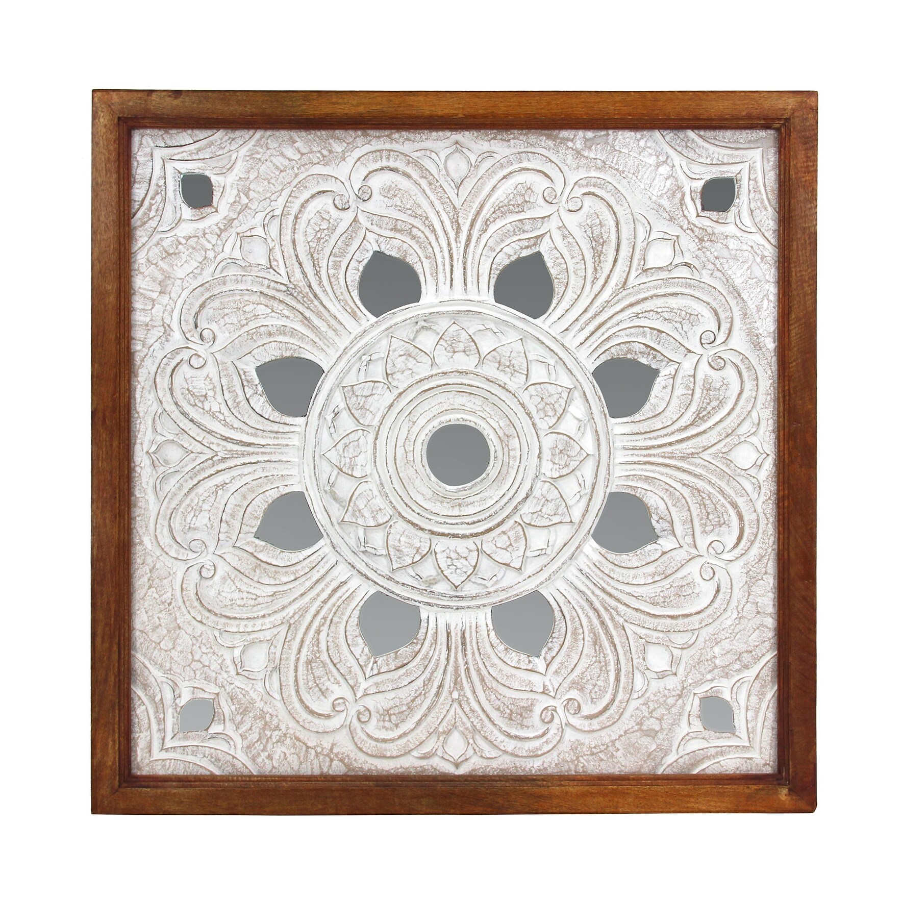 Shop Brewster Fwax8791a Habitat Beret 38 Mdf Decorative Mirrored