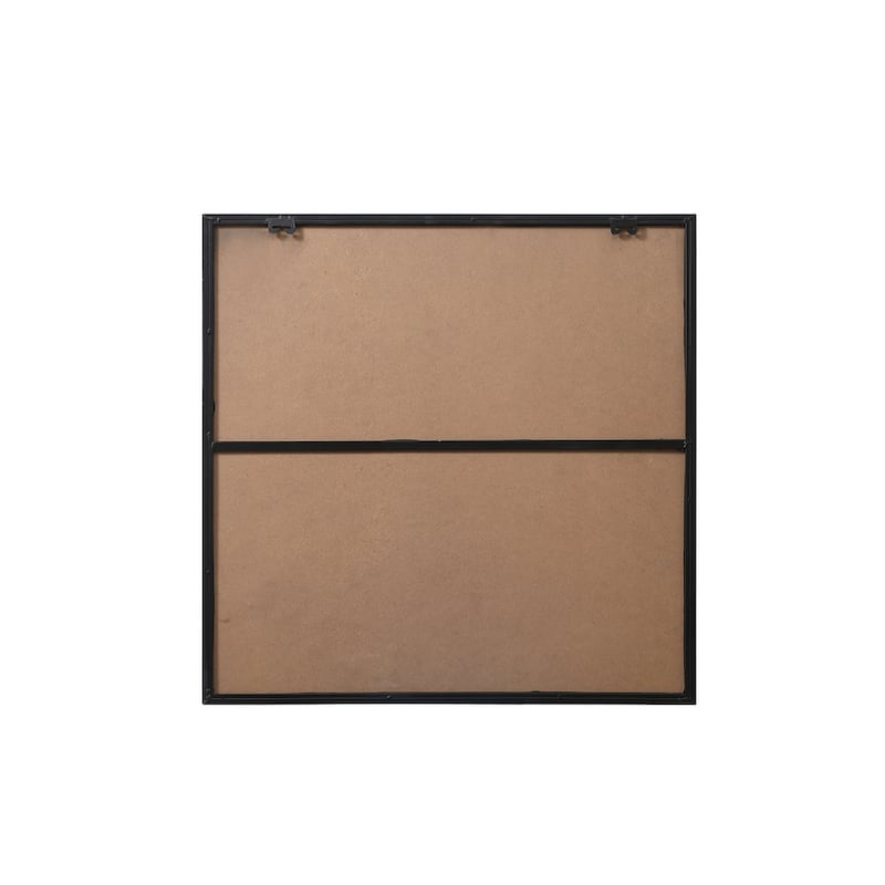 Indigo Home Metal Frame Square Mirror 30 inch