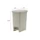 26 qt Slim Step Trash Can