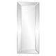 preview thumbnail 3 of 8, Allan Andrews Wood Framed Rectangular Pitched & Flared Dressing Mirror - Mirrored - 48"H x 20"W