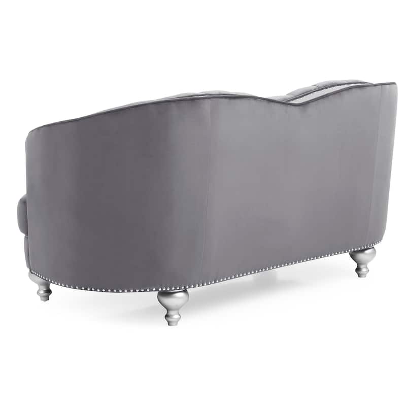 Jewel Velvet Loveseat