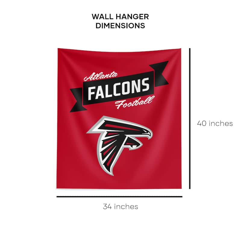 NFL Atlanta Falcons Premium Wall Hanging - 34"x40"
