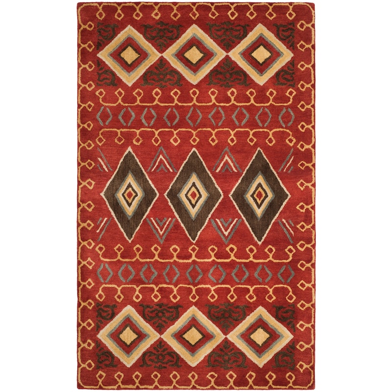 SAFAVIEH Handmade Heritage Constellation Traditional Oriental Wool Rug
