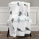 preview thumbnail 7 of 17, Lush Decor Rowley Birds Throw Blanket Blue & Gray