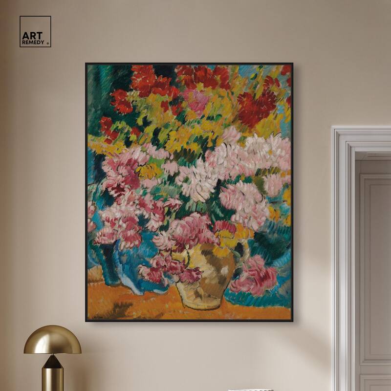 Give him Flores Canvas by Art Remedy