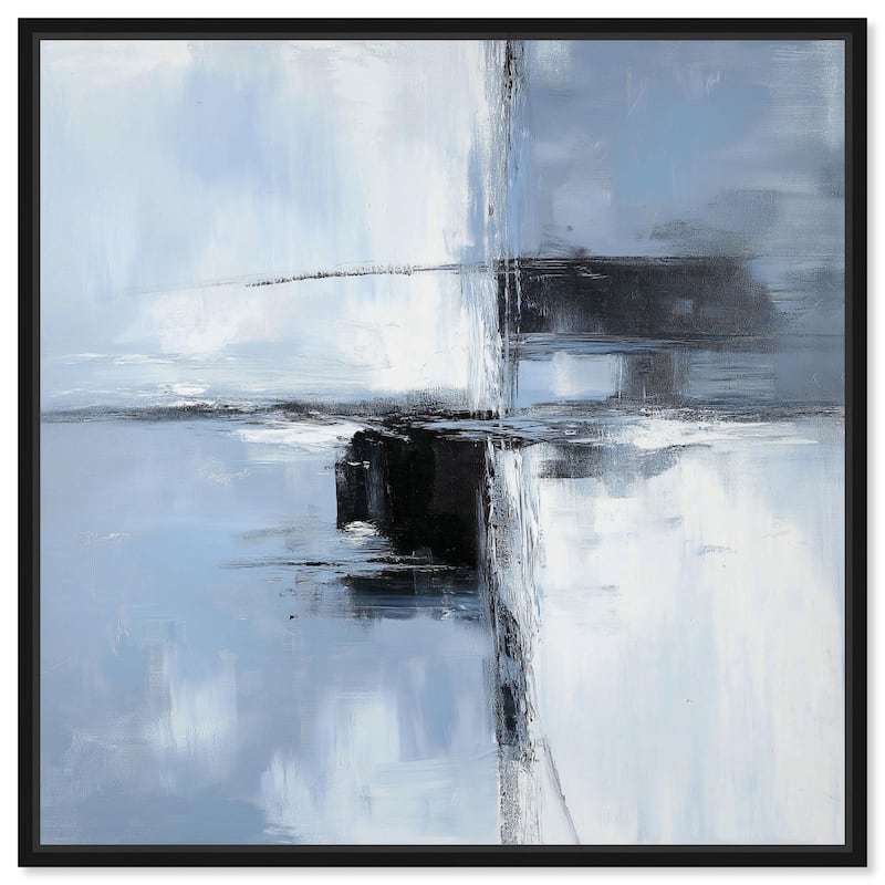 Ineffable Canvas by Art Remedy - Black - 16" x 16"