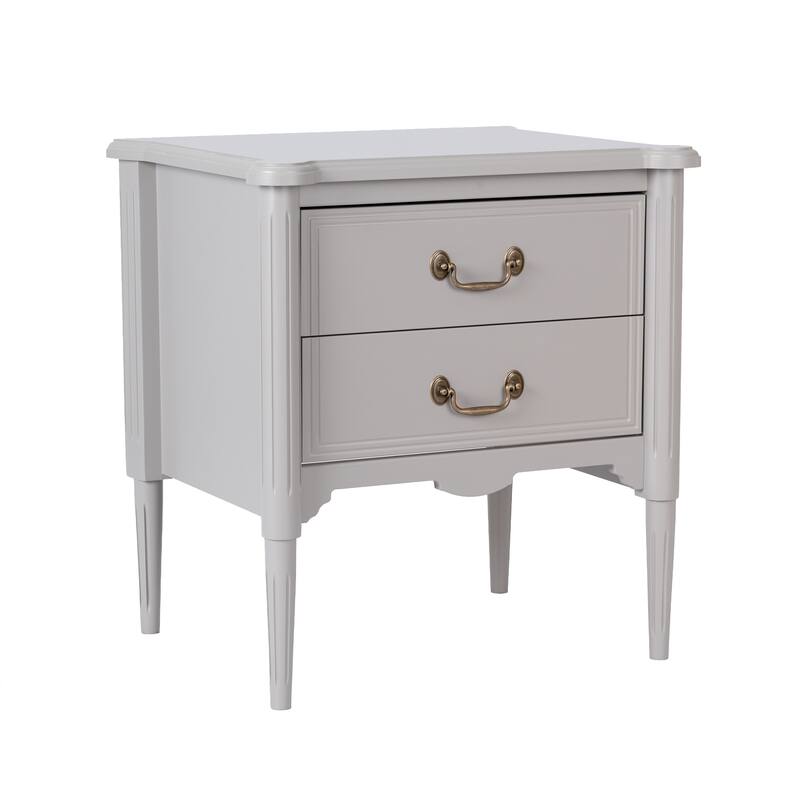 Design House Oxford End Table with Two Drawers