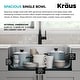 preview thumbnail 5 of 36, KRAUS Premier Undermount Single Bowl Stainless Steel Kitchen Sink