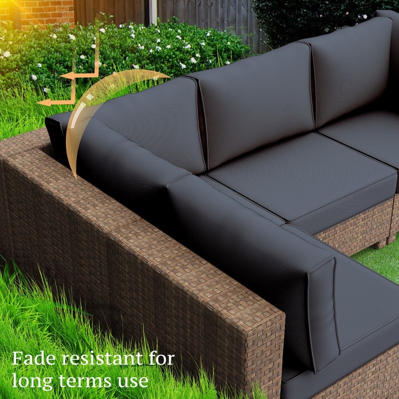 14 Piece Patio Furniture Cushion Set Outdoor Sofa Replacement Cushions