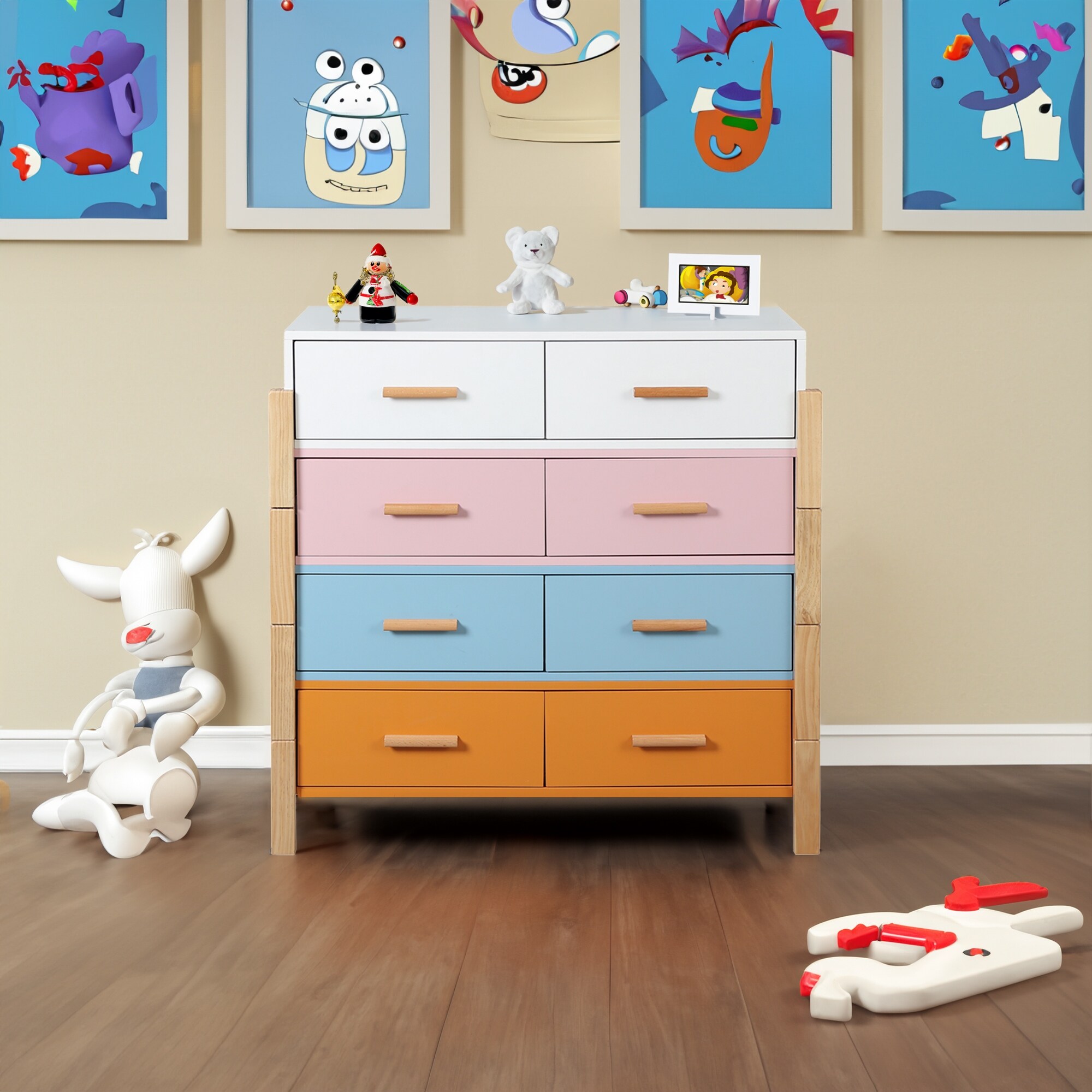 Colorful kids new arrivals dresser