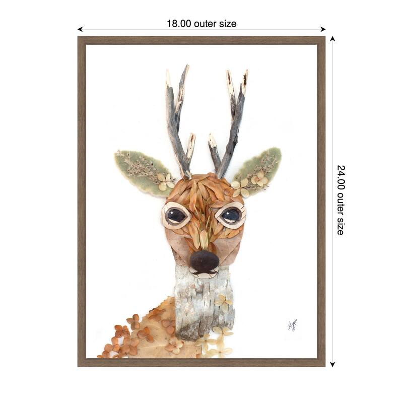 Kate and Laurel Buck by Madeline Jeppesen Framed Canvas Wall Art Print