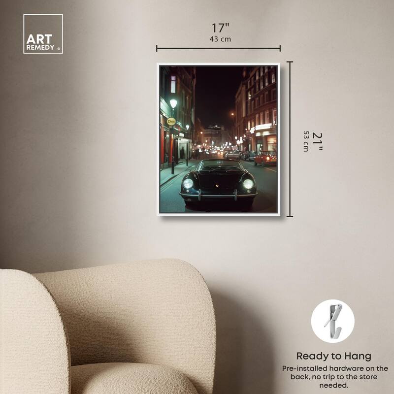 Night Roadster Canvas by Art Remedy