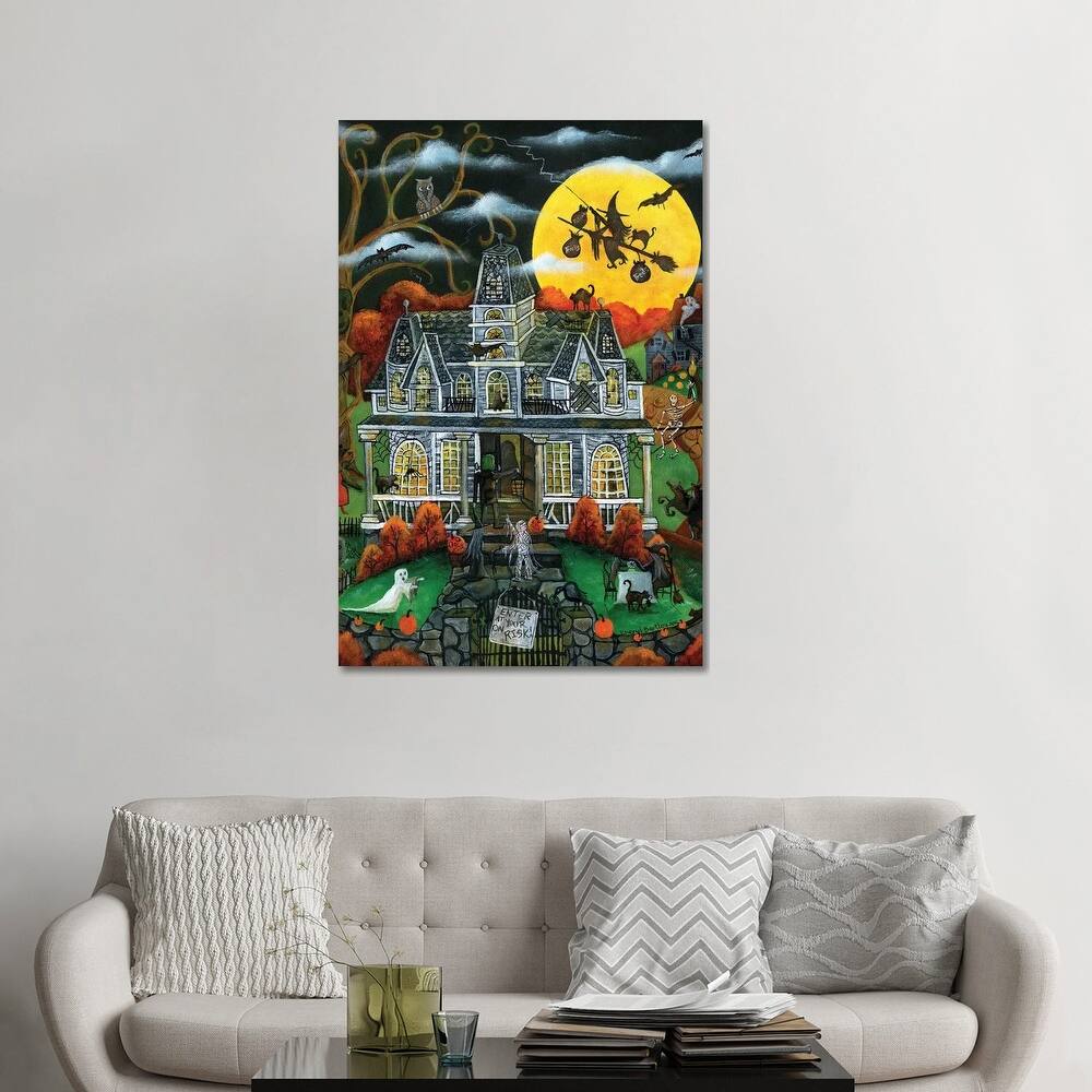 iCanvas "Halloween Potions Tricks and Treats" by Cheryl Bartley Canvas Print