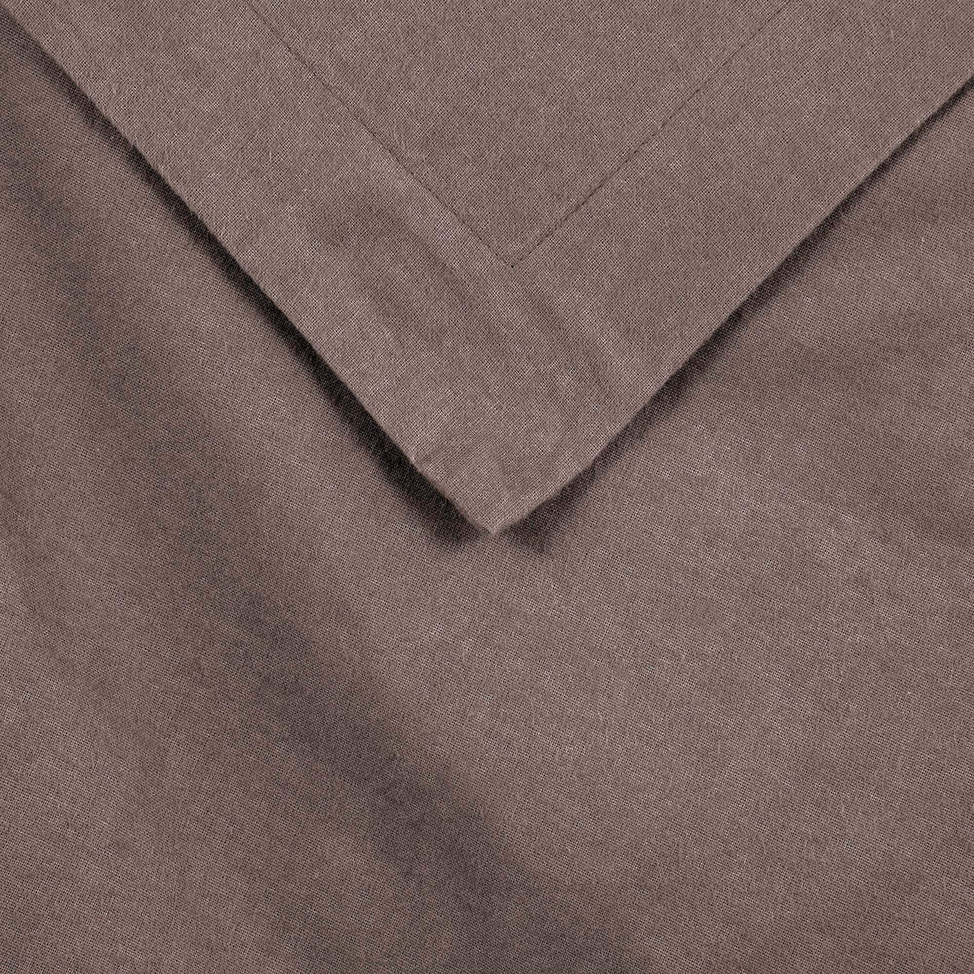 Superior Classic Solid Flannel Cotton Duvet Cover Set - Picture 17 of 45