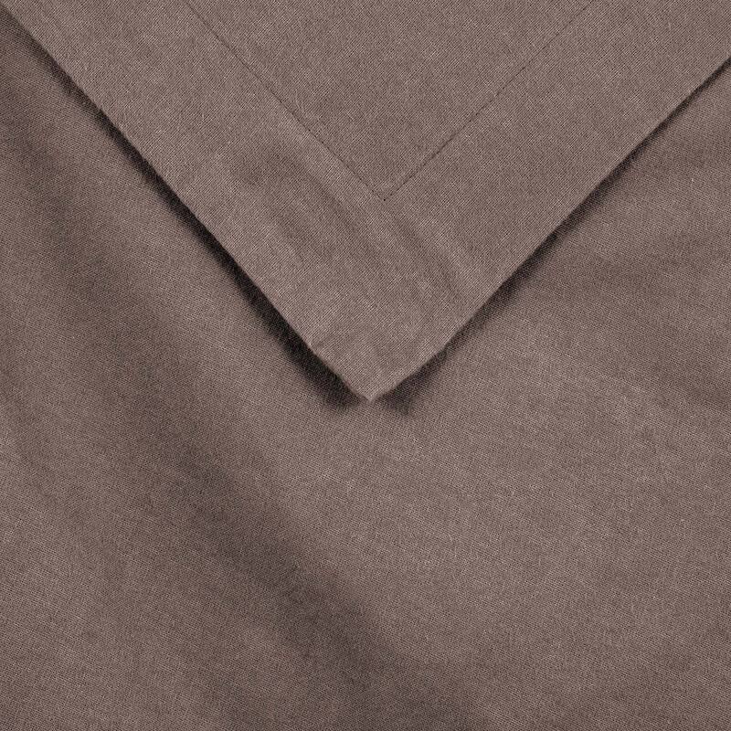Superior Classic Solid Flannel Cotton Duvet Cover Set