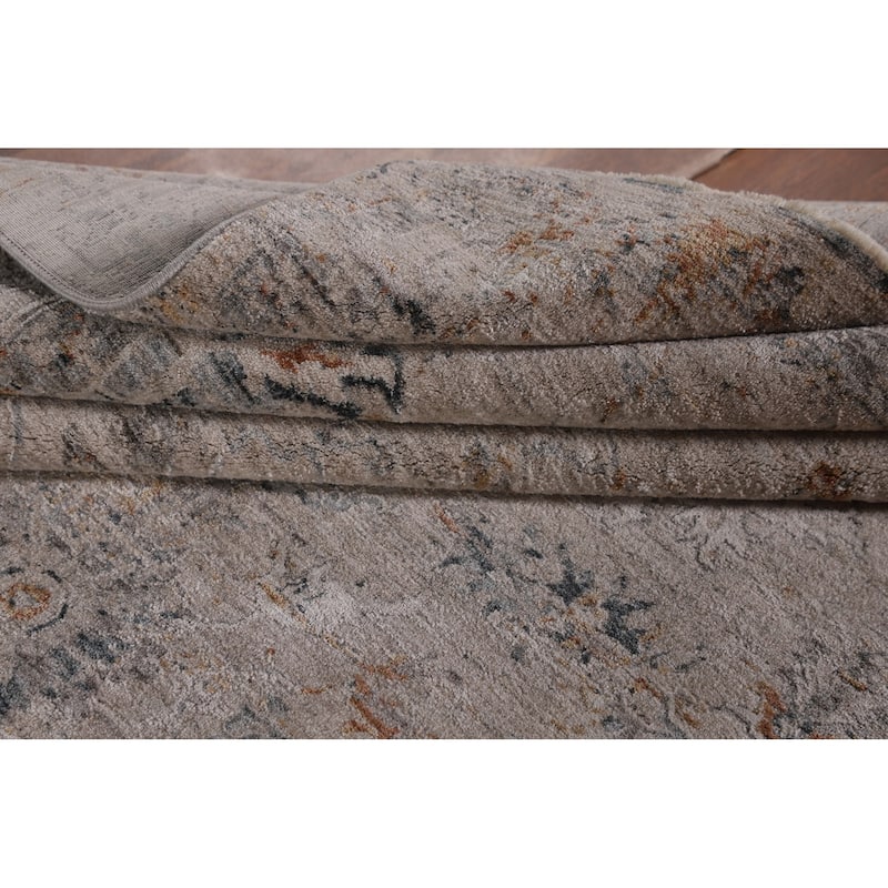 Ziegler Turkish Area Rug Machine Made Traditional Polyester Carpet - 7'10" x 10'2"
