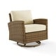 preview thumbnail 20 of 32, Crosley Bradenton Outdoor Wicker Swivel Rocker Chair