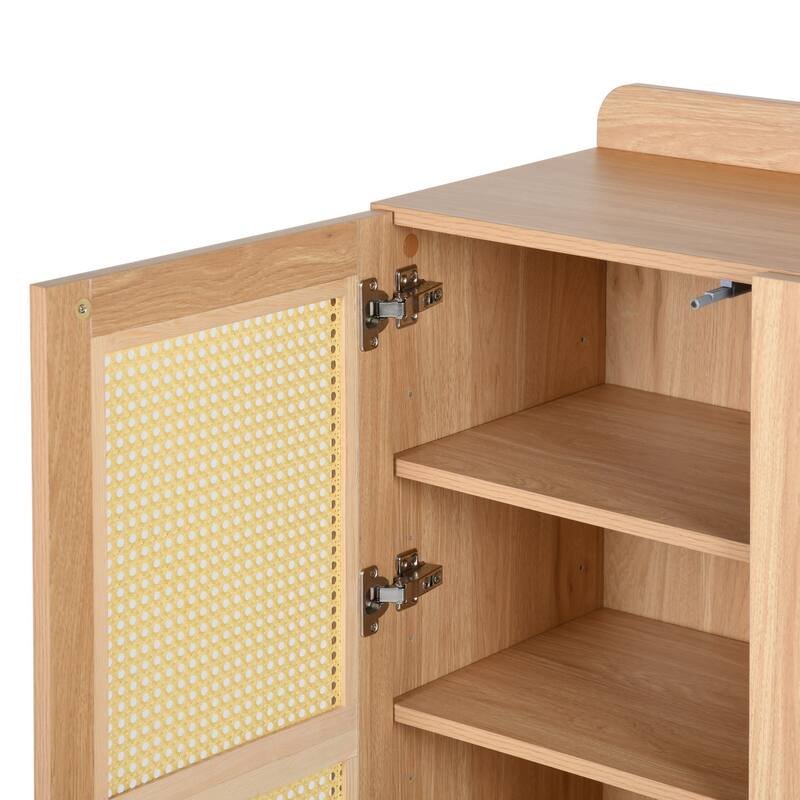43'' Tall Accent Chests with 2 Doors, Oak Bed Bath & Beyond