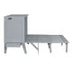 preview thumbnail 17 of 16, Full Size Murphy Bed with USB Port and Removable Shelves on Each Side