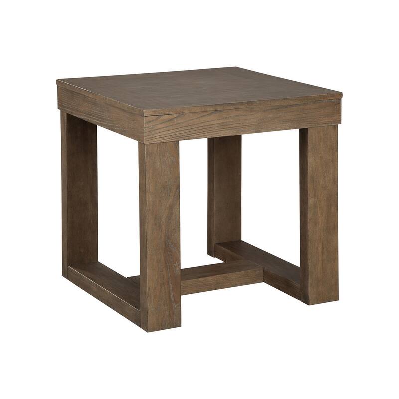 Cariton Gray Square End Table