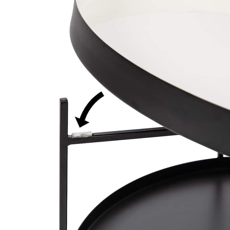 Kate and Laurel Nira Metal Coffee Table